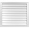 Ekena Millwork Vertical Surface Mount PVC Gable Vent w/ 2"W x 2"H , Brickmould Sill Frame, 32"W x 28"H GVPVE32X2803SN - alternate 1